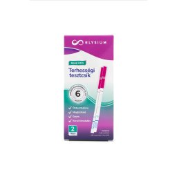 Elysium korai kimutatású terhességi tesztcsík - hCG 10 mIU/ml - 2 db - 1 doboz