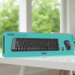 Logitech Wireless Desktop MK220 vezeték nélküli billentyűzet + egér