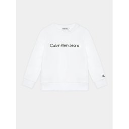 Calvin Klein Jeans Pulóver IU0IU00581 M Fehér Regular Fit
