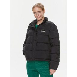 Guess Átmeneti kabát Logo V4RL00 WFYE2 Fekete Regular Fit