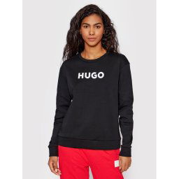 Hugo Pulóver 50470571 Fekete Regular Fit