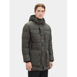 Tom Tailor Pehelykabát 1037359 Szürke Regular Fit
