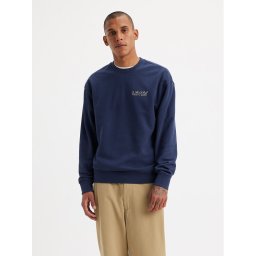 Levi's® Pulóver Graphic 38712-0242 Sötétkék Relaxed Fit