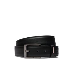 Tommy Hilfiger Férfi öv Business Texture 3.5 Adj AM0AM12069 Fekete