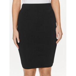 Guess Ceruzaszoknya Everly W4RD0E Z37K0 Fekete Slim Fit