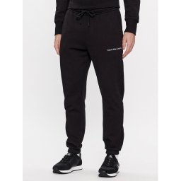 Calvin Klein Jeans Melegítő alsó Institutional J30J324739 Fekete Regular Fit