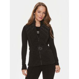 Guess Mellény Cassandra W4RN21 WFWR0 Fekete Regular Fit