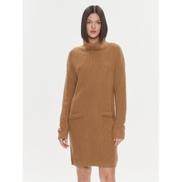 Liu Jo Kötött ruha MF3076 MA51I Barna Regular Fit
