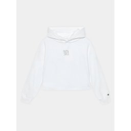 Calvin Klein Jeans Pulóver Metallic IG0IG02304 Fehér Regular Fit