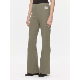 Calvin Klein Jeans Szövet nadrág J20J222598 Zöld Straight Fit