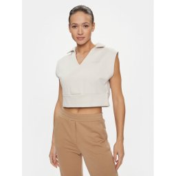 Guess Blúz Kiran V4RQ17 KC5O0 Bézs Regular Fit