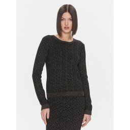 Liu Jo Sweater MF3431 MA49I Fekete Regular Fit