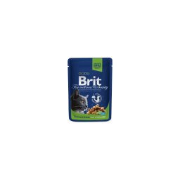 Brit Premium Cat Pouches Chicken Slices For Sterilised 100 G