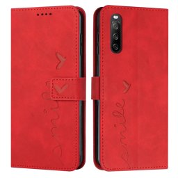 ART SMILE Pénztárca huzat vezetékkel Sony Xperia 10 IV 5G piros