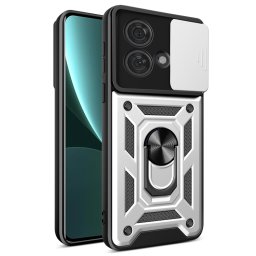 RING KAMERA Borító tartóval Motorola Edge 40 Neo ezüsthöz