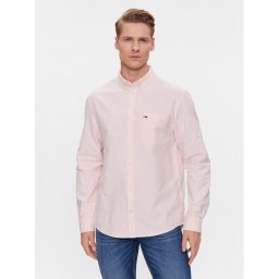 Tommy Jeans Ing Oxford DM0DM18335 Rózsaszín Regular Fit