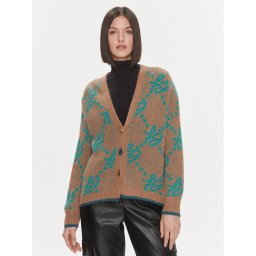 Liu Jo Kardigán MF3226 26054 Barna Regular Fit