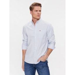 Tommy Jeans Ing Oxford DM0DM18335 Kék Regular Fit