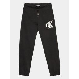 Calvin Klein Jeans Melegítő alsó Metallic IG0IG02287 Fekete Regular Fit