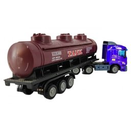 Játék kamion tanker pótkocsival (1:64)