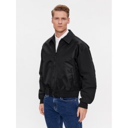Calvin Klein Bomber dzseki Sateen K10K112370 Fekete Regular Fit