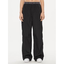 Tommy Jeans Melegítő alsó DW0DW17316 Fekete Baggy Fit