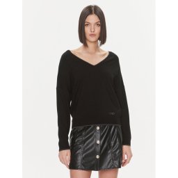 Liu Jo Sweater MF3392 MS49I Fekete Regular Fit
