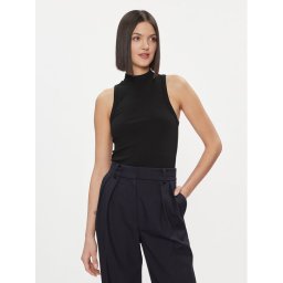 Tommy Hilfiger Felső WW0WW41027 Fekete Slim Fit