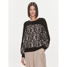 Liu Jo Blúz 5F3106 J4571 Fekete Regular Fit
