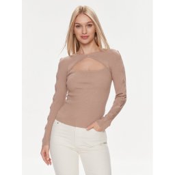 Guess Sweater Laurel W4RR34 Z34O0 Bézs Regular Fit