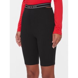 Tommy Jeans Kerékpáros nadrág DW0DW17319 Fekete Slim Fit