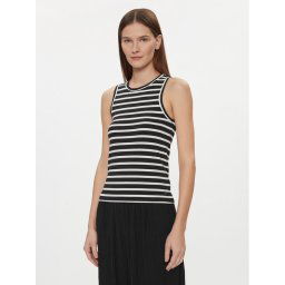 Tommy Hilfiger Felső WW0WW40590 Fekete Slim Fit