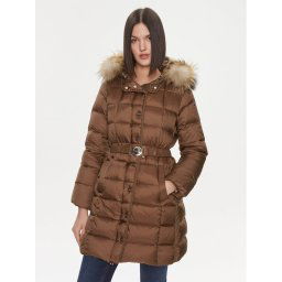 Liu Jo Pehelykabát MF3061 T3130 Barna Regular Fit