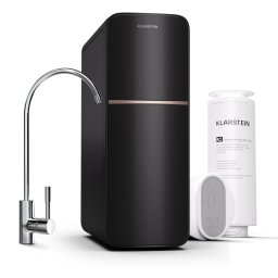 Klarstein PureLine 400, szűrőrendszer, fordított ozmózis, 400 GPD / 1500 L/d (WFT1-PureLine400Blac)