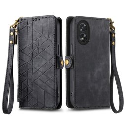 GEOM pénztárca tok Oppo A38 fekete