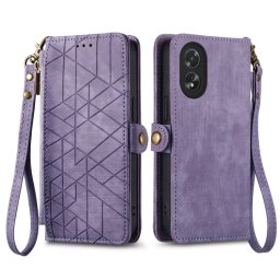 GEOM pénztárca tok Oppo A38 lila színhez