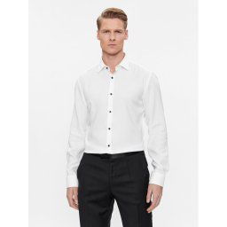 Hugo Ing Kenno 50500998 Fehér Slim Fit