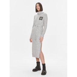 Liu Jo Kötött ruha 5F3035 MA08O Szürke Regular Fit