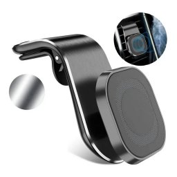 Erős mágneses autós telefon tartó, fekete színű