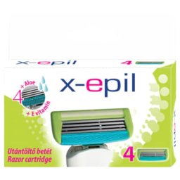 X-Epil - női borotva betét 4 pengés (4 db)