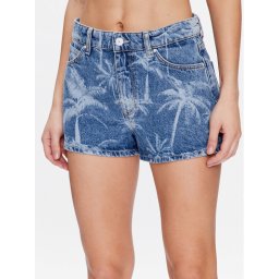 Guess Farmer rövidnadrág Claudia W3GD29 D4ZR3 Sötétkék Regular Fit