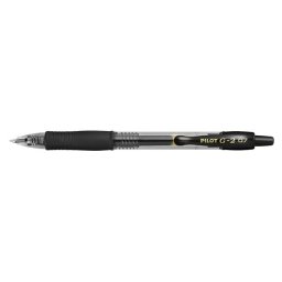 PILOT Zseléstoll, 0,32 mm, nyomógombos, PILOT "G-2", fekete