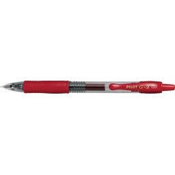 PILOT Zseléstoll, 0,32 mm, nyomógombos, PILOT "G-2", piros