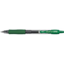 PILOT Zseléstoll, 0,32 mm, nyomógombos, PILOT "G-2", zöld