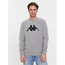 Kappa Pulóver Airvit 3032BZ0 Szürke Regular Fit