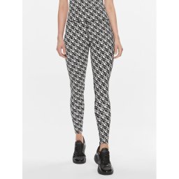 Guess Leggings Logomania V4RB16 MC03W Fekete Slim Fit