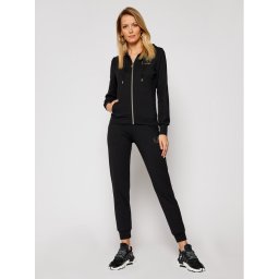 EA7 Emporio Armani Melegítő 8NTV51 TJ9RZ 1200 Fekete Regular Fit