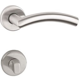 MAESTRO Design Arco Pro körrozettás ajtókilincs garnitúra (inox, toalett)