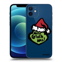 Átlátszó szilikon tok az alábbi mobiltelefonokra Apple iPhone 12 - Grinch 2