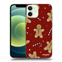 Fekete szilikon tok az alábbi mobiltelefonokra Apple iPhone 12 mini - Gingerbread 2